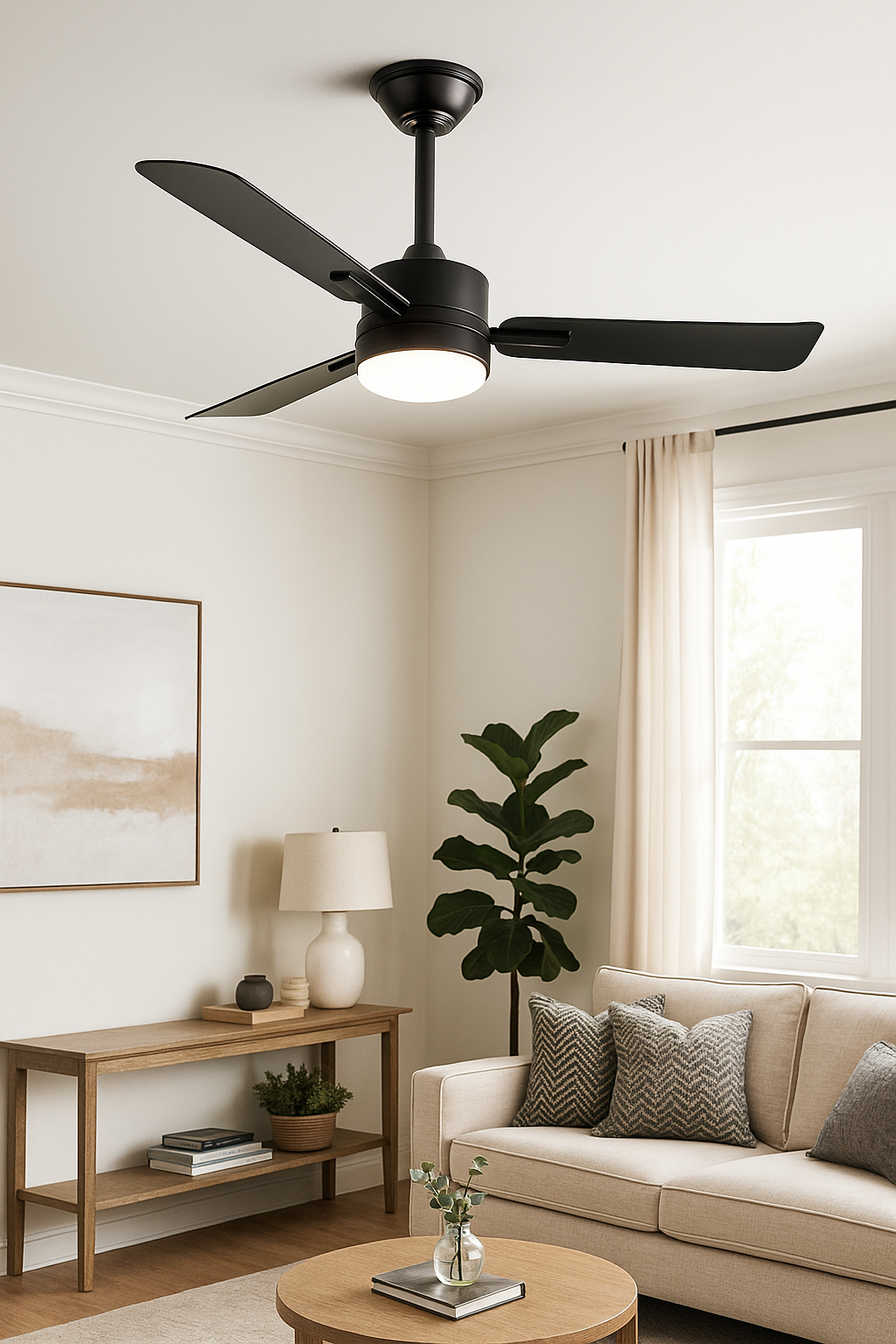 Plafonski ventilator FV3102-107 sa LED svetlom i daljinskom kontrolom