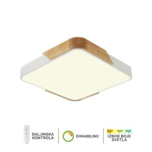 LED plafonska lampa F2812-20C WH sa daljinskom i promenom boje svetla CCT