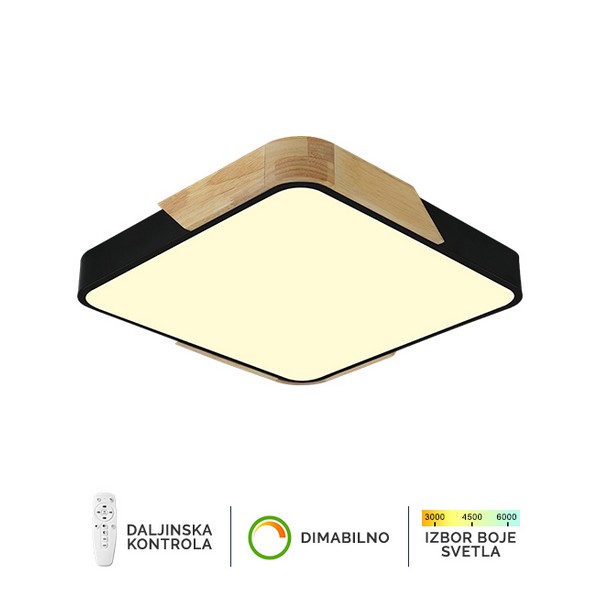 LED plafonska lampa F2812-20C sa daljinskom i promenom boje svetla CCT