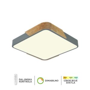 LED plafonska lampa F2812-20C SV sa daljinskom i promenom boje svetla CCT