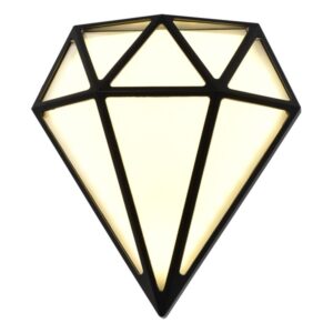 Spoljna LED lampa S4364M BK - Dekorativno fasadno svetlo