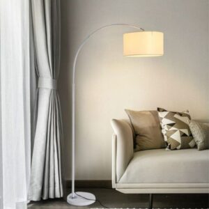 Moderna podna lampa ARETA MG13PLE27 bela sa E27 grlom