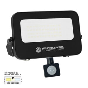 LED reflektor sa senzorom CCT LRH-20S BK