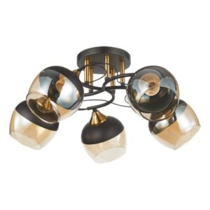 Plafonska lampa MD2741-5 BK+SG