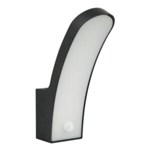 Spoljna LED lampa sa senzorom S4378P BK