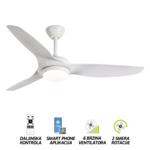 Plafonski ventilator sa svetiljkom FV3101-132 BR