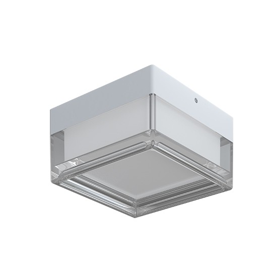 Kvadratna bela LED plafonjera 9W 3CCT IP65 sa 3 godine garancije