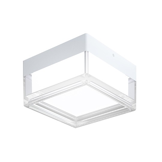 Kvadratna bela LED plafonjera 9W 3CCT IP65 sa 3 godine garancije