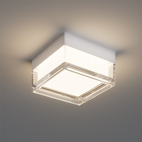 Kvadratna bela LED plafonjera 9W 3CCT IP65 sa 3 godine garancije