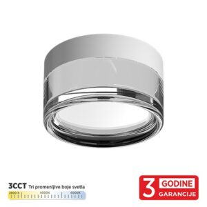 Okrugla bela LED plafonjera 9W 3CCT IP65 M205752