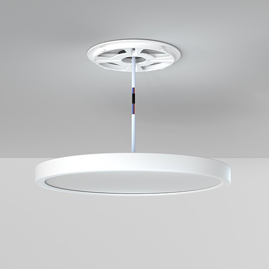 Bela okrugla LED plafonjera 24W 3CCT M205762