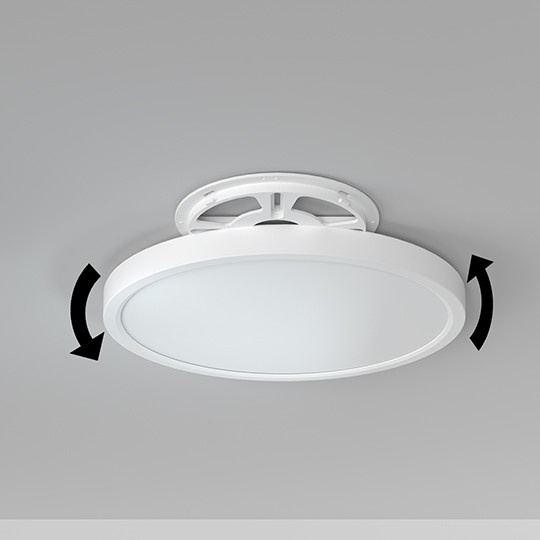 Bela okrugla LED plafonjera 24W 3CCT M205762